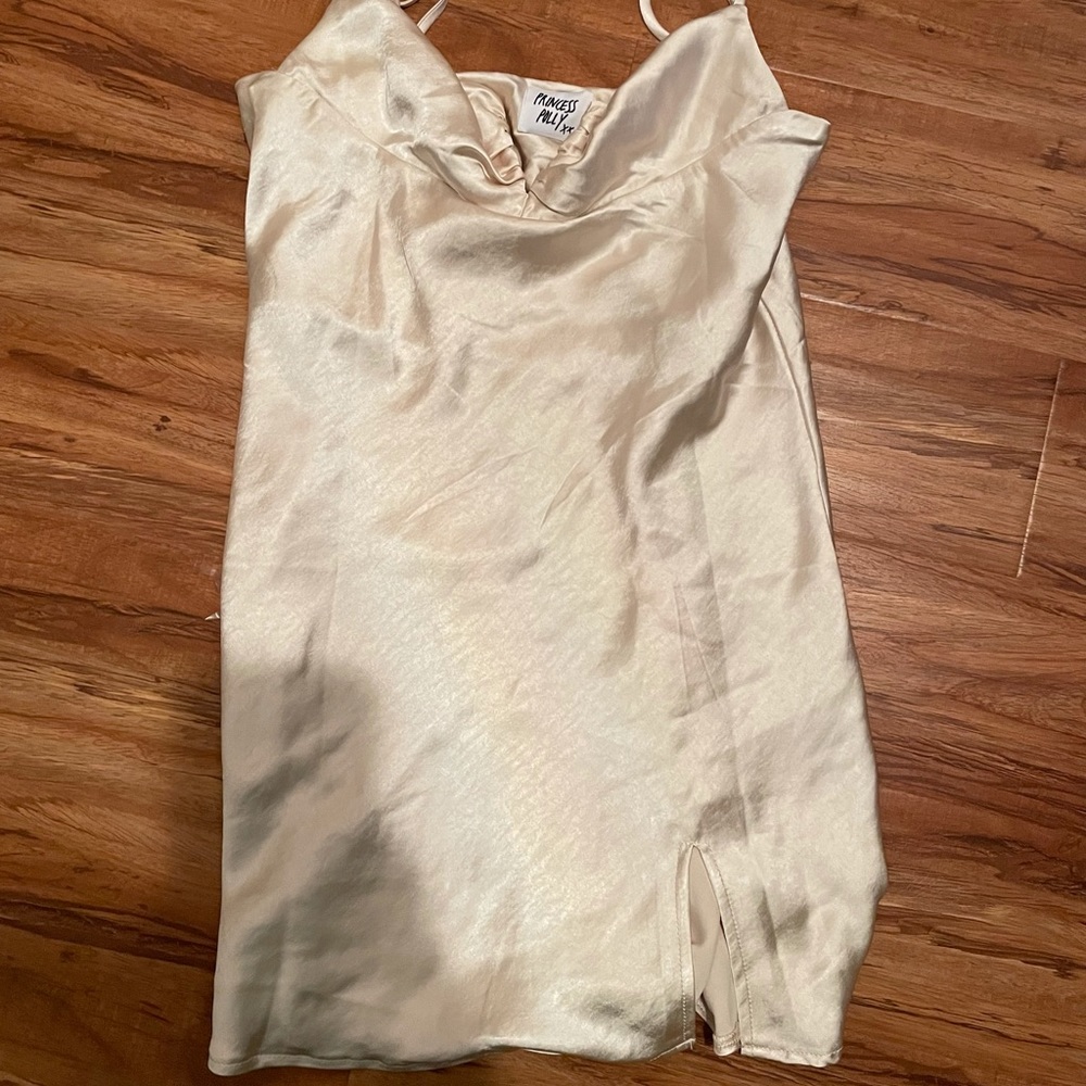 Silk princess polly mini dress